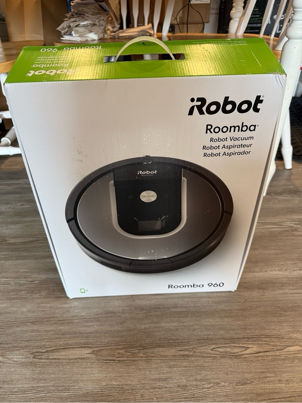 iRobot Roomba 960 Robot Vacuum - Black and Silver